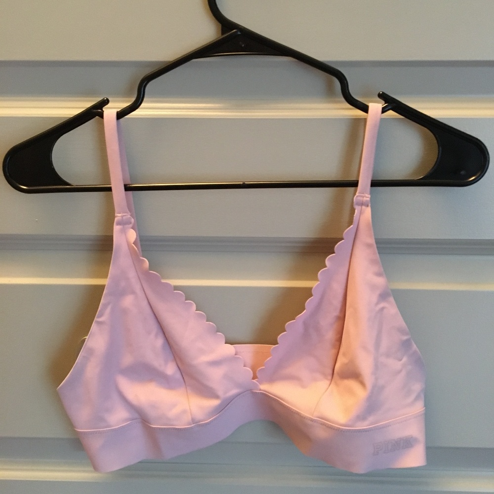 PINK Victoria's Secret Pink Scalloped Bralette